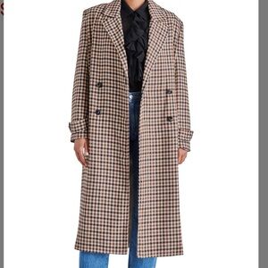 PRINCE COAT BROWN MULTI STEVE MADDEN COAT